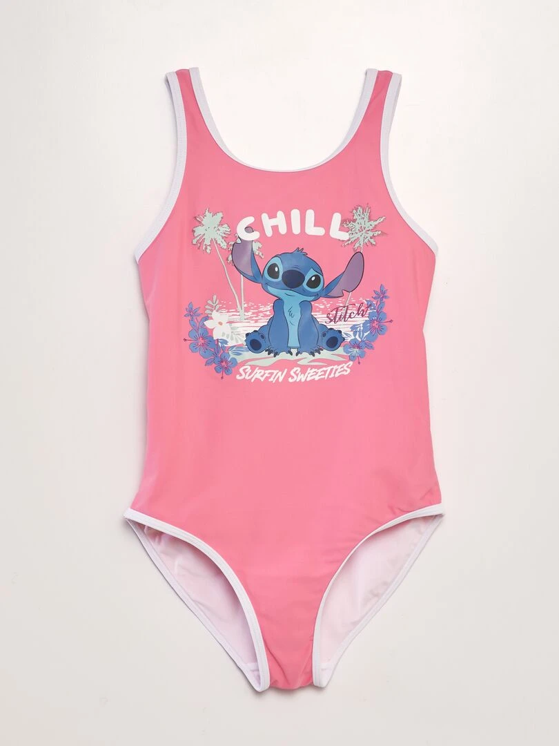 Maillot de bain 'Disney'   1 pièce   Rose