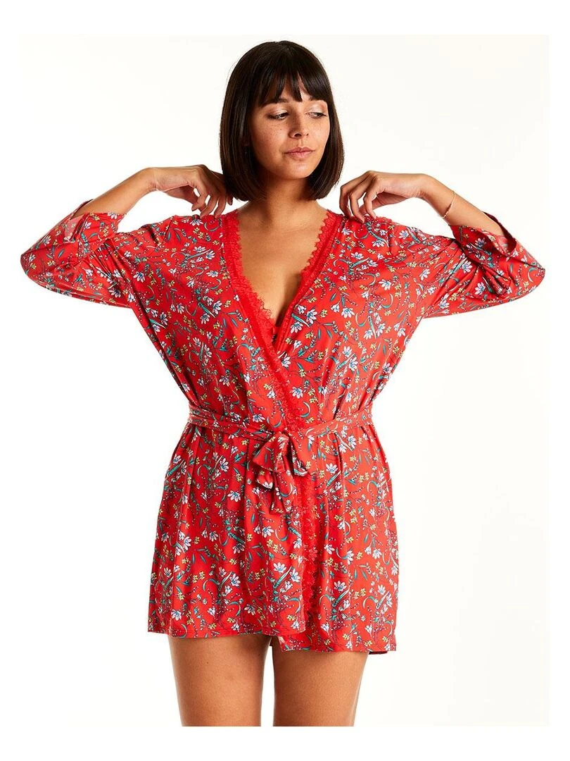 Kimono ROUGE Pomm'Poire Rouge