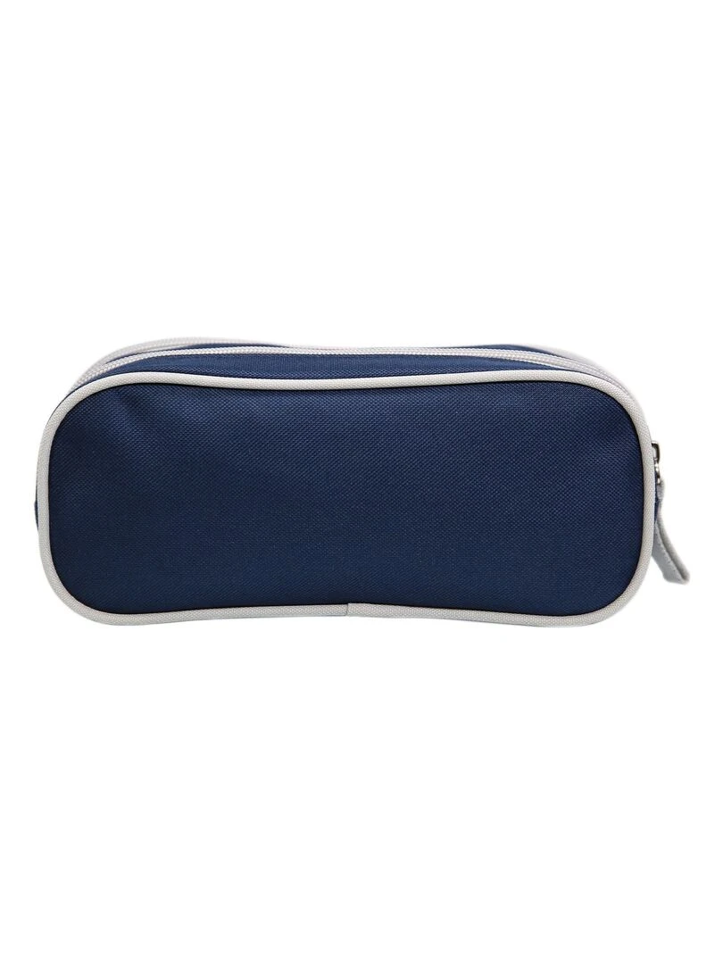 Trousse scolaire 2 compartiments Phileas Football Bleue Bagtrotter   Bleu