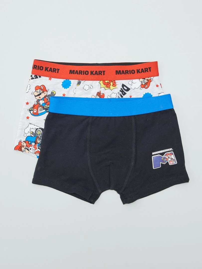 2 boxers 'Mario Kart' Noir/rouge