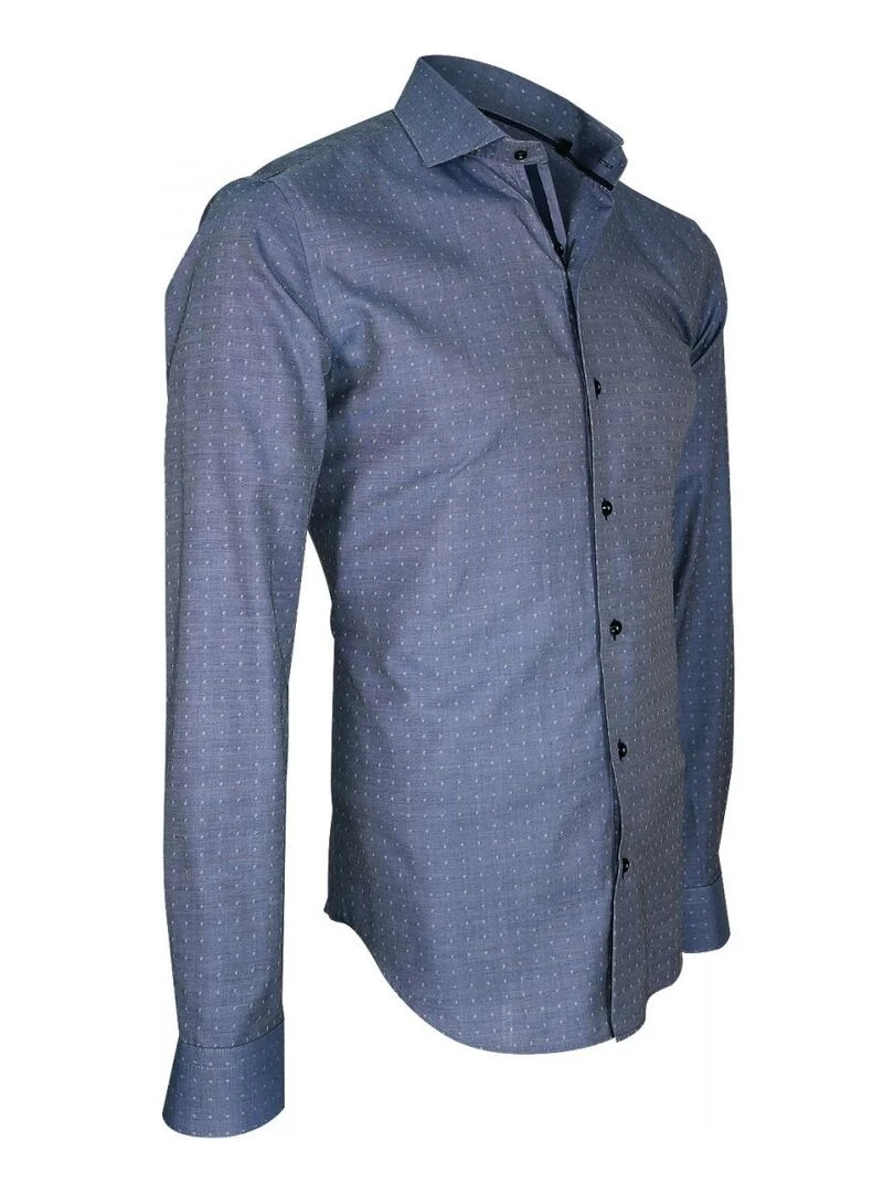 Chemise en twill GINGER   Bleu