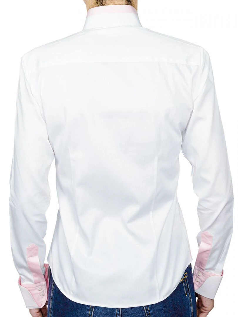 Chemise col mao LAWRENCE   Noir