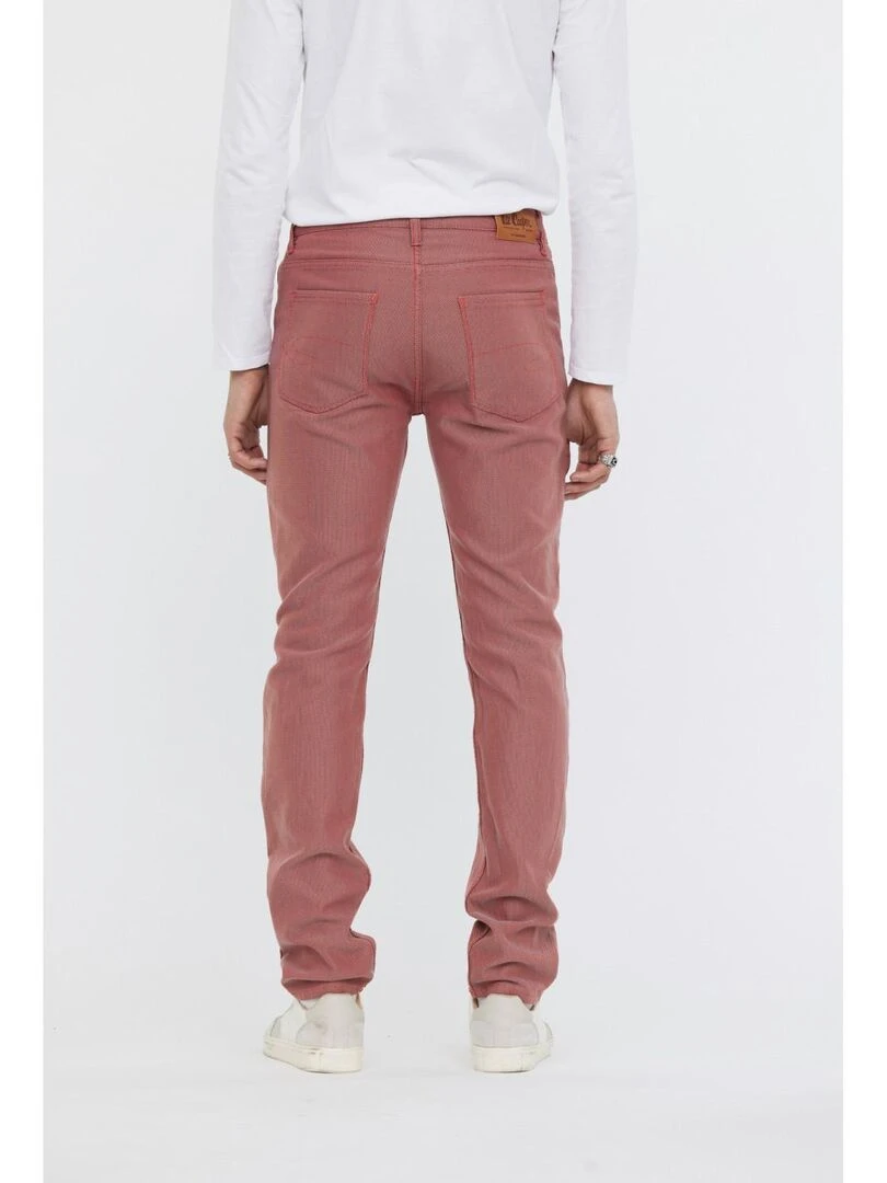 Lee Cooper   Pantalon coton straight LC126ZP   Rouge