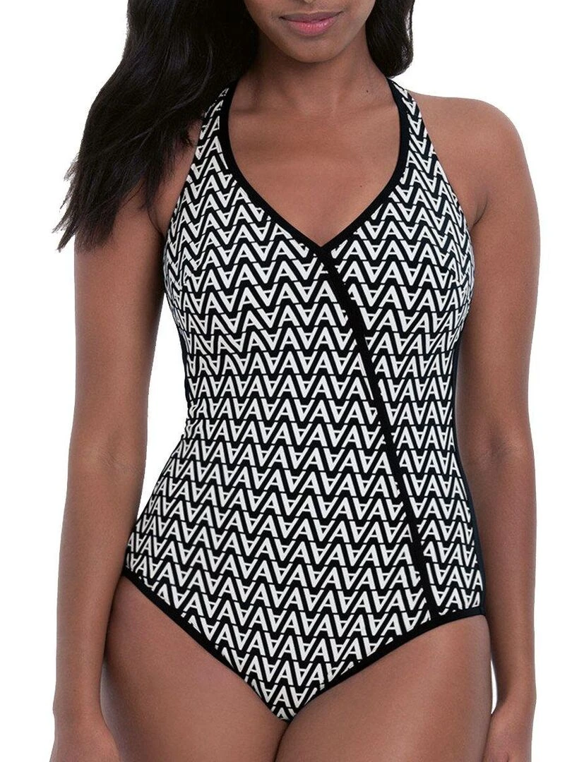 Maillot de bain 1 pièce sans armatures Dunja   Bleu