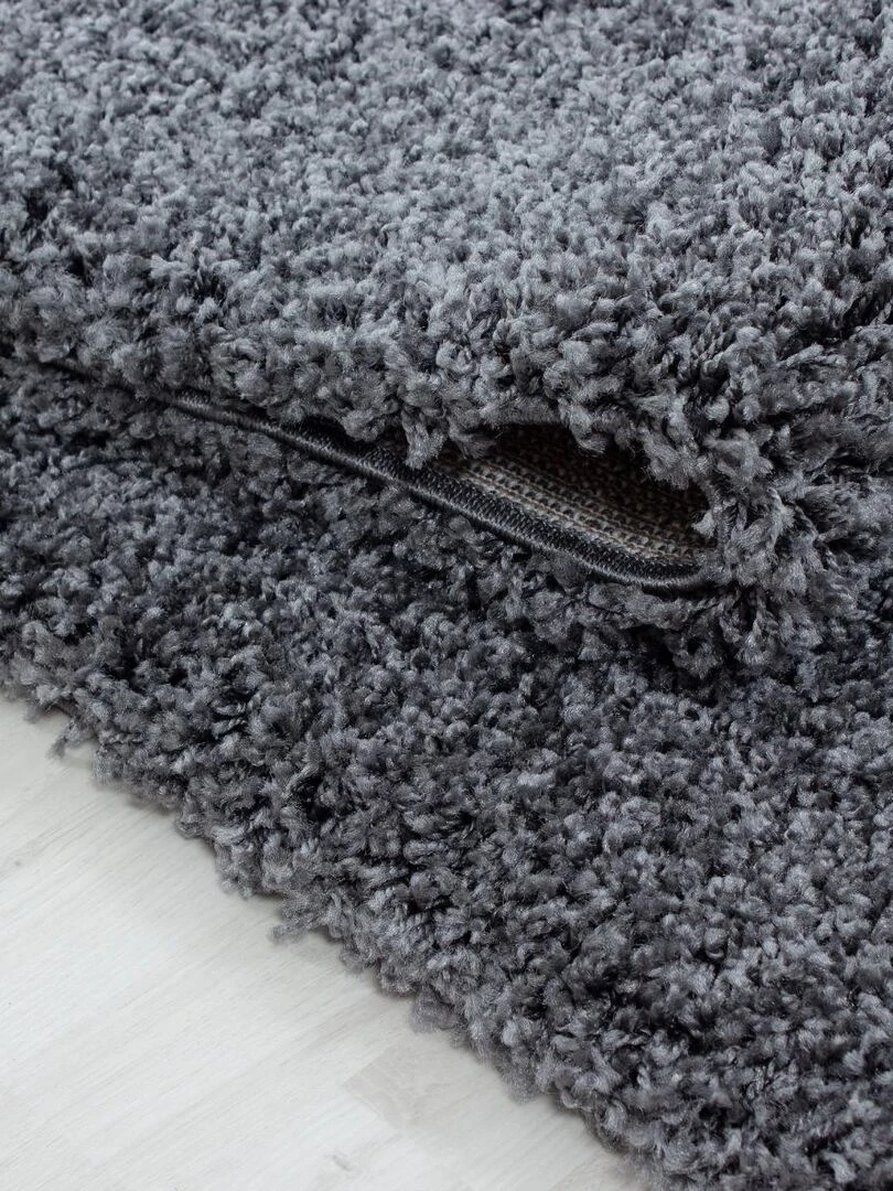 Tapis shaggy UNI L OEKO TEX® Gris