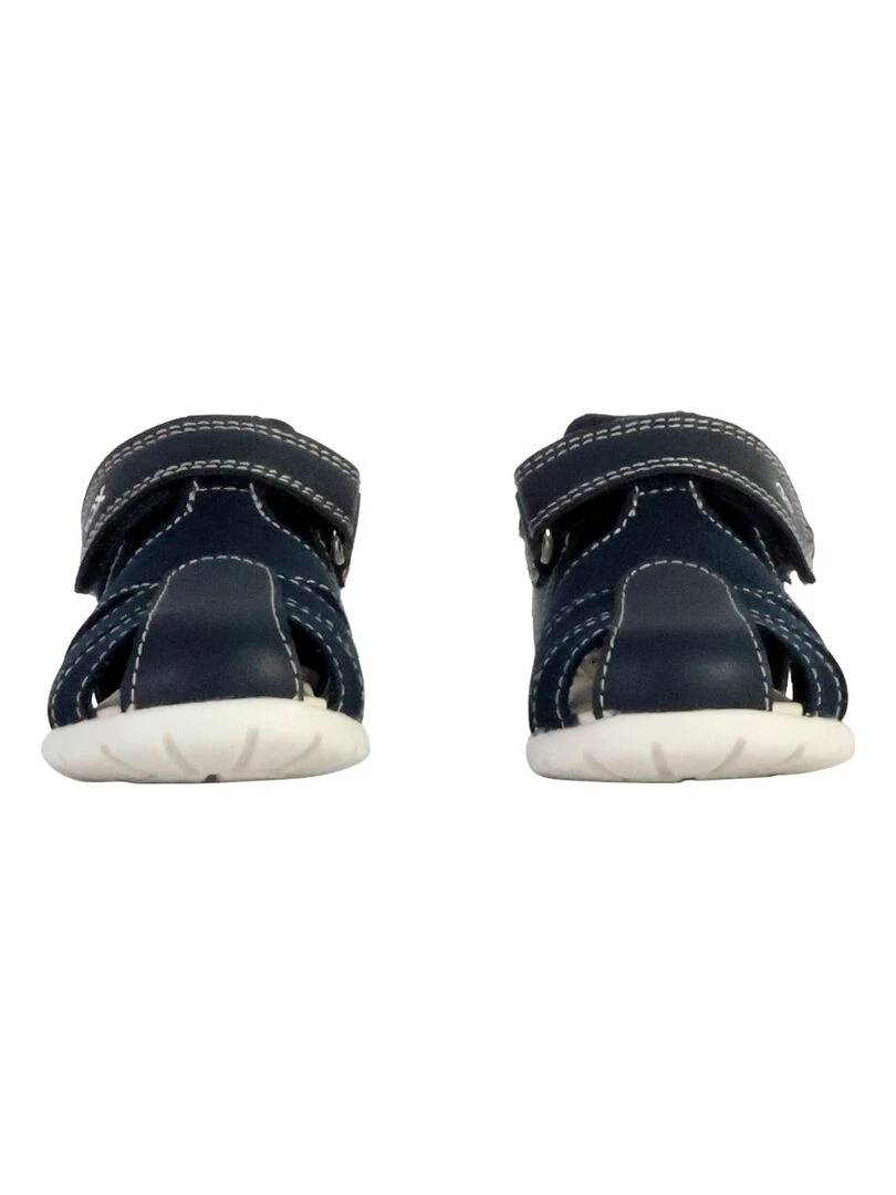 Sandale Cuir Enfant Geox Elthan   Bleu