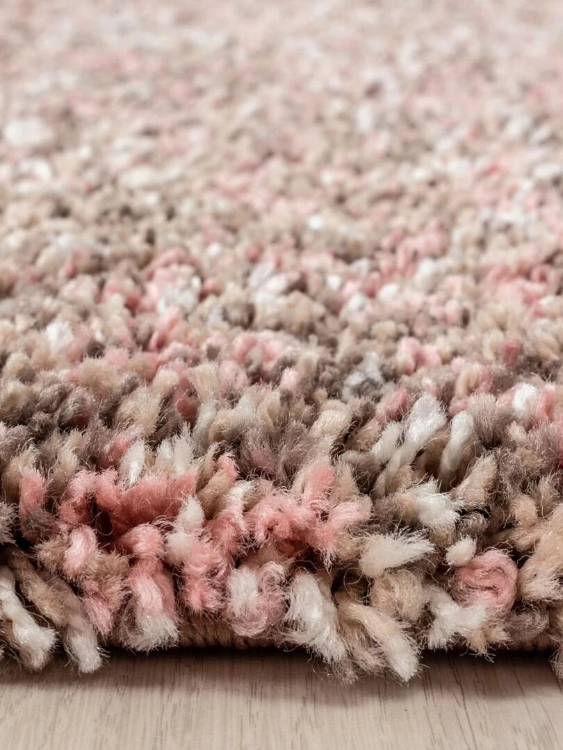 Tapis shaggy UNI D OEKO TEX®   Rose