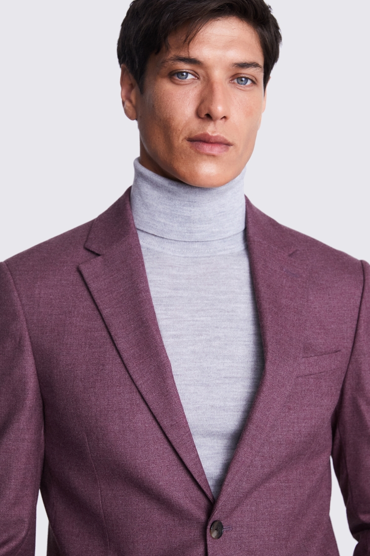 Regular Fit Grey Check Performance Jacket     Buy Online at Moss