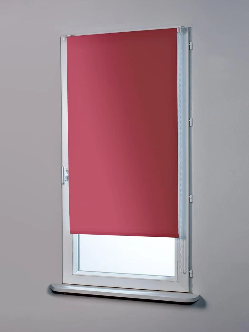 Store enrouleur tamisant Rouge