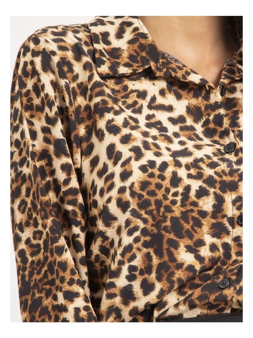 Chemise motifs OCILLIA   Beige