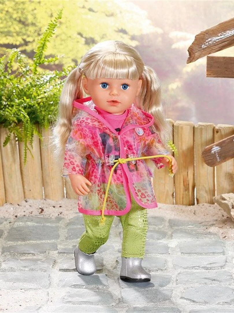 BABY Born Ensemble de pluie Arc en ciel luxueux et branché pour poupée de 43 cm   N/A