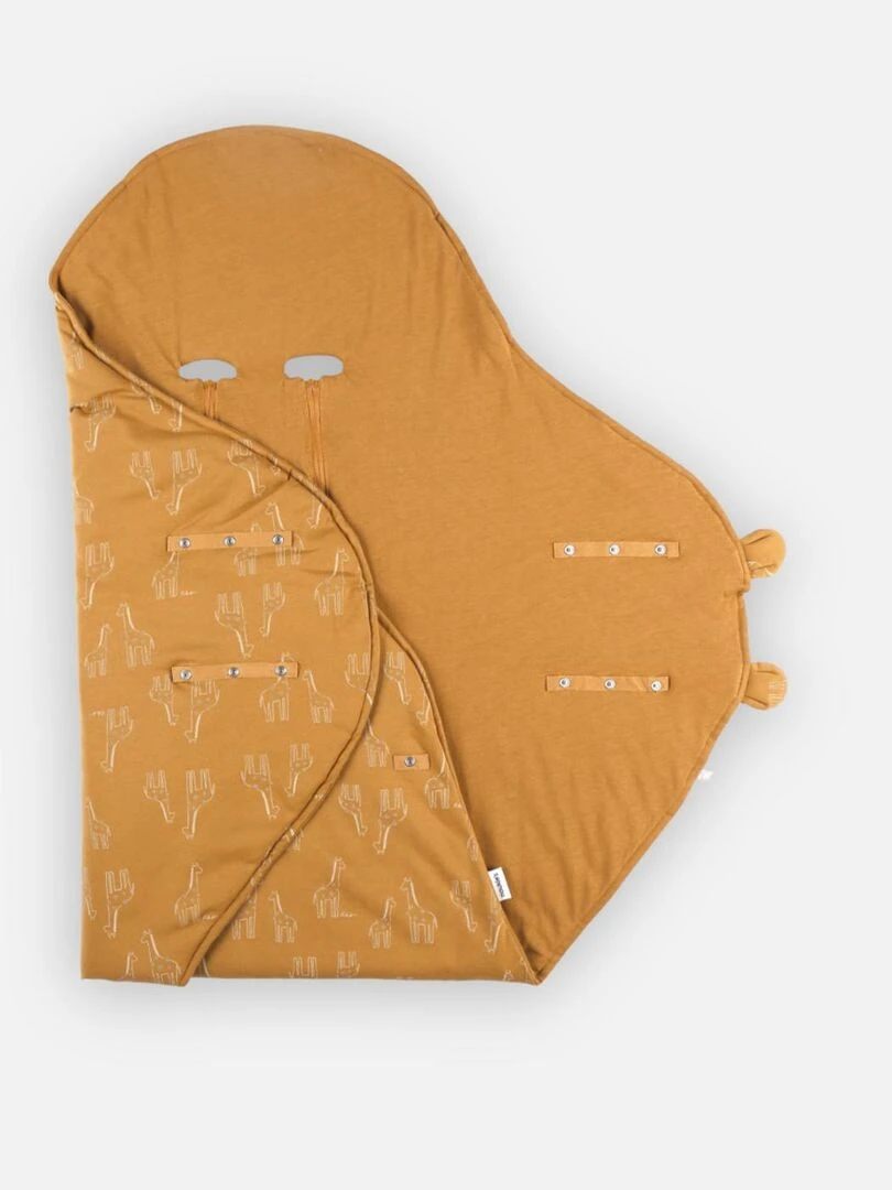 Couverture promenade en jersey BIO  ocre   Noukie's   Jaune