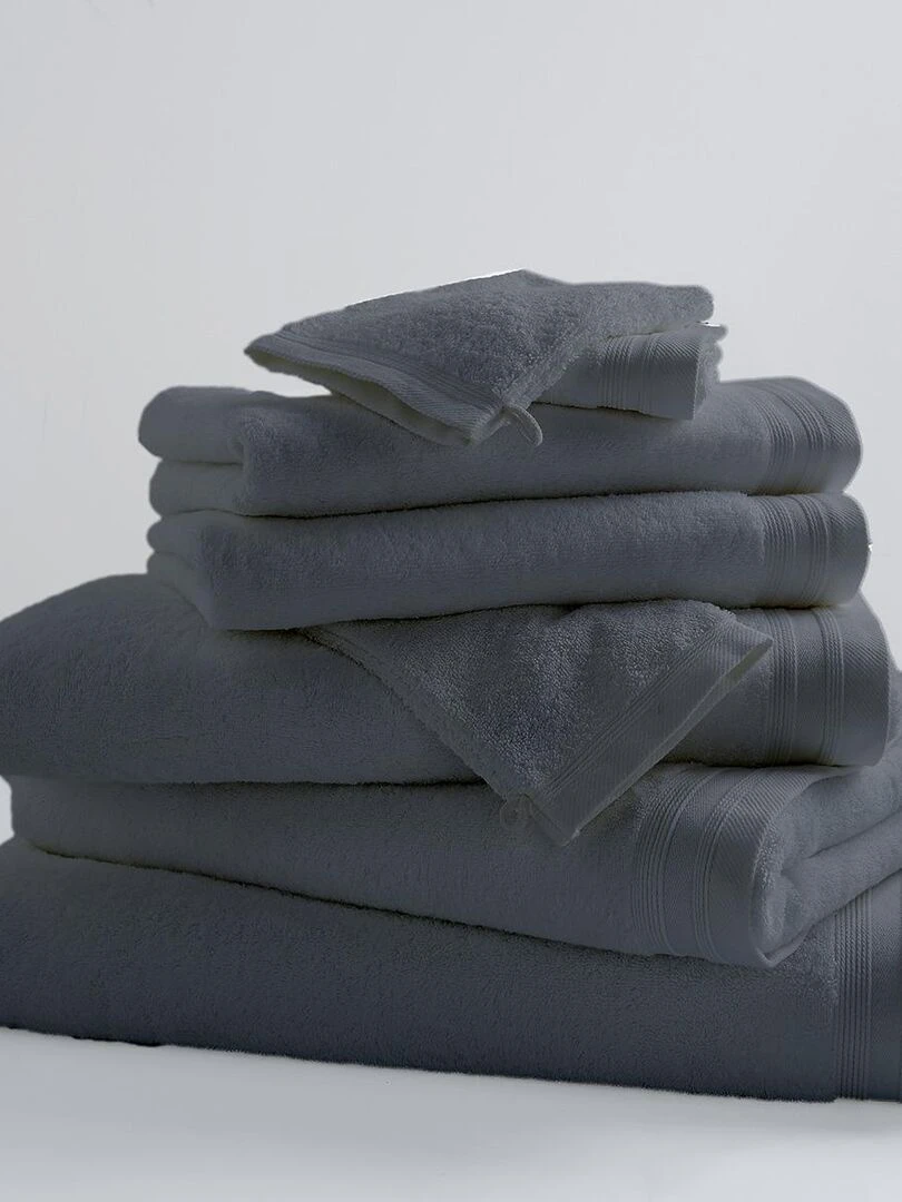 Drap De Bain Uni et Coloré gris anthracite