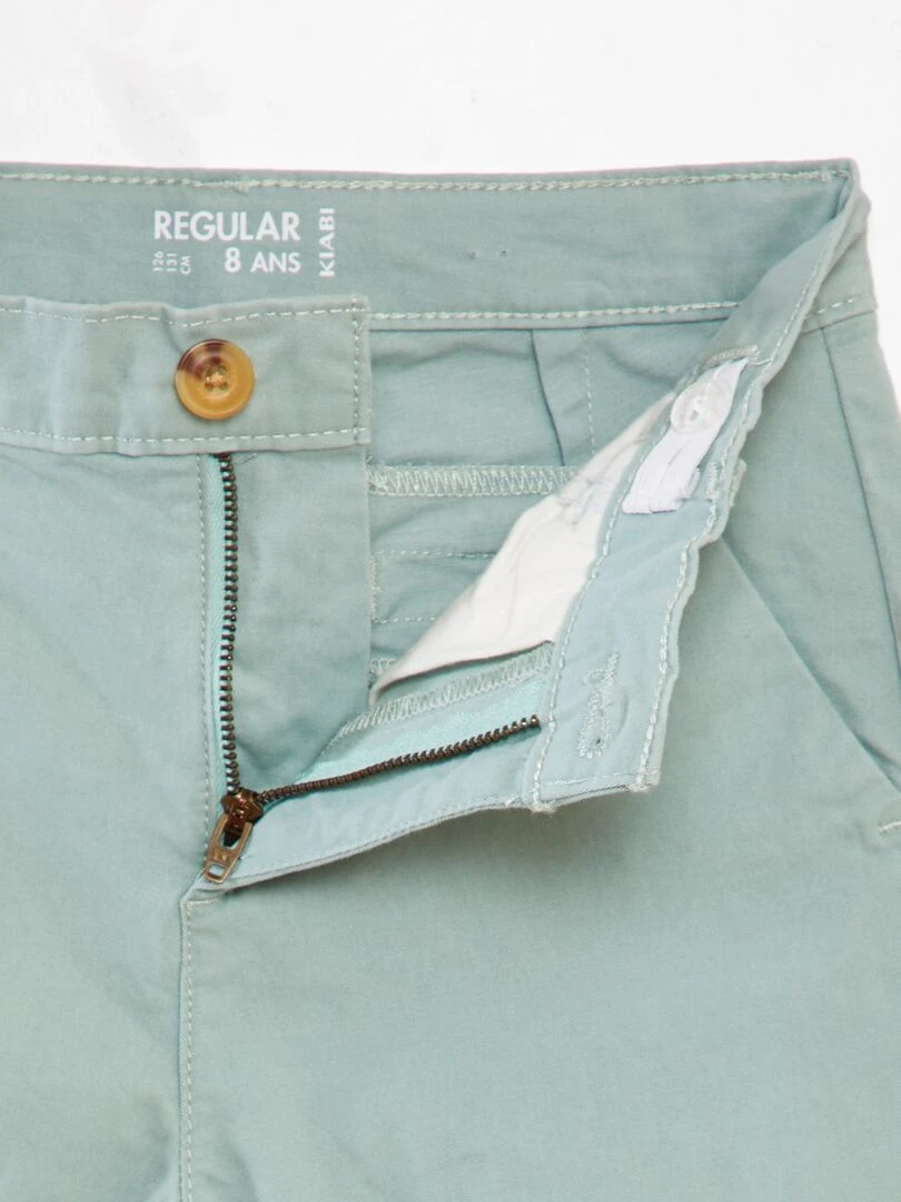 Pantalon chino   Vert
