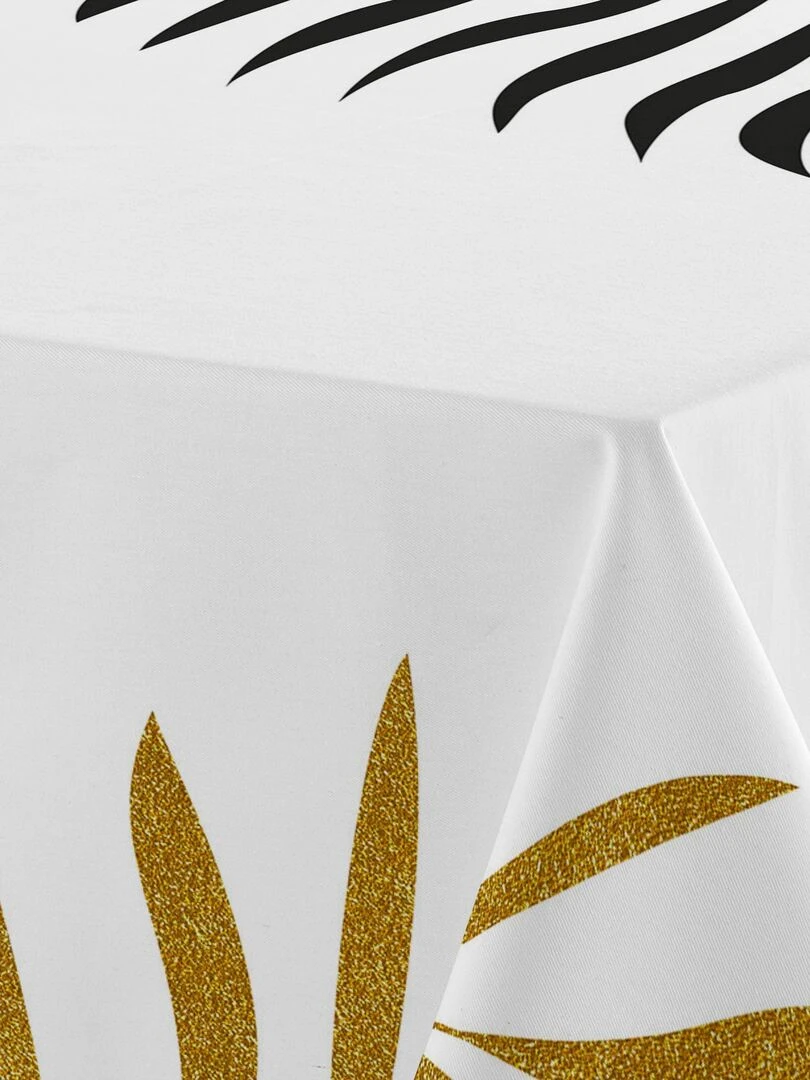 Nappe Foliage "Happyfriday"   Blanc