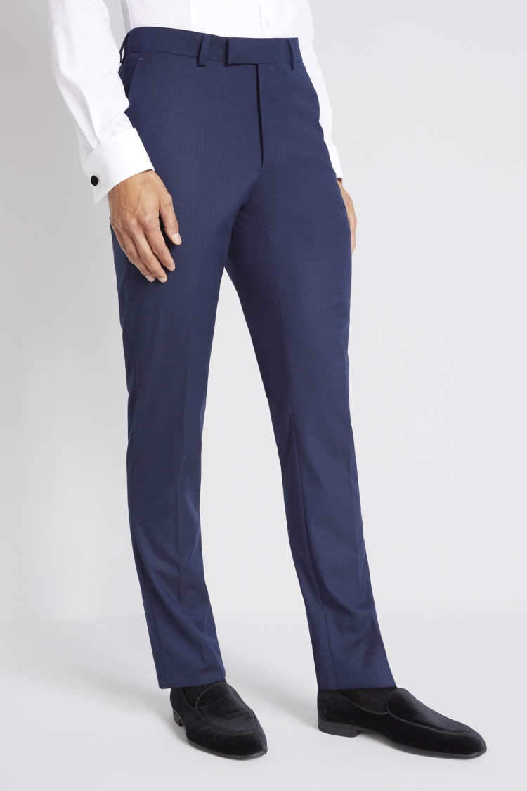 Slim Fit Navy Tuxedo Trousers Buy Online at Moss