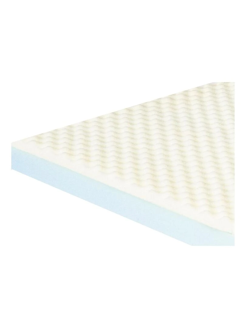 Matelas Bébé Berceau épaisseur 7 CM MINI DUO BABY   Déhoussable à mémoire   Blanc Rouge