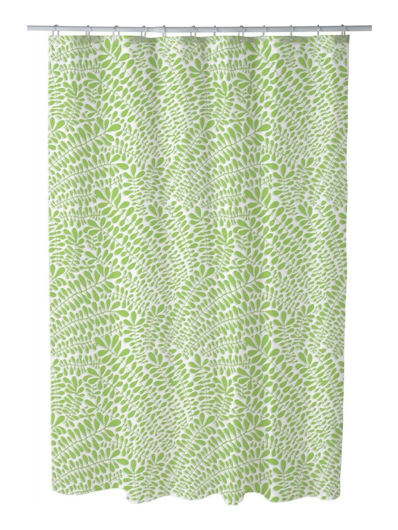 Guy Levasseur Rideau de douche imprimé 180x200cm Vert
