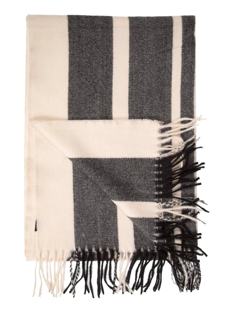Écharpe Plaid Femme Soft Touch Rayures Multicolore