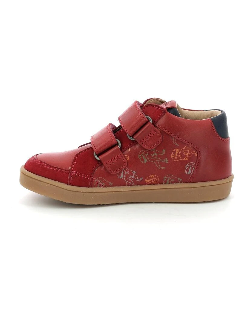 Sneakers hautes Cuir Woutainkro   Rouge