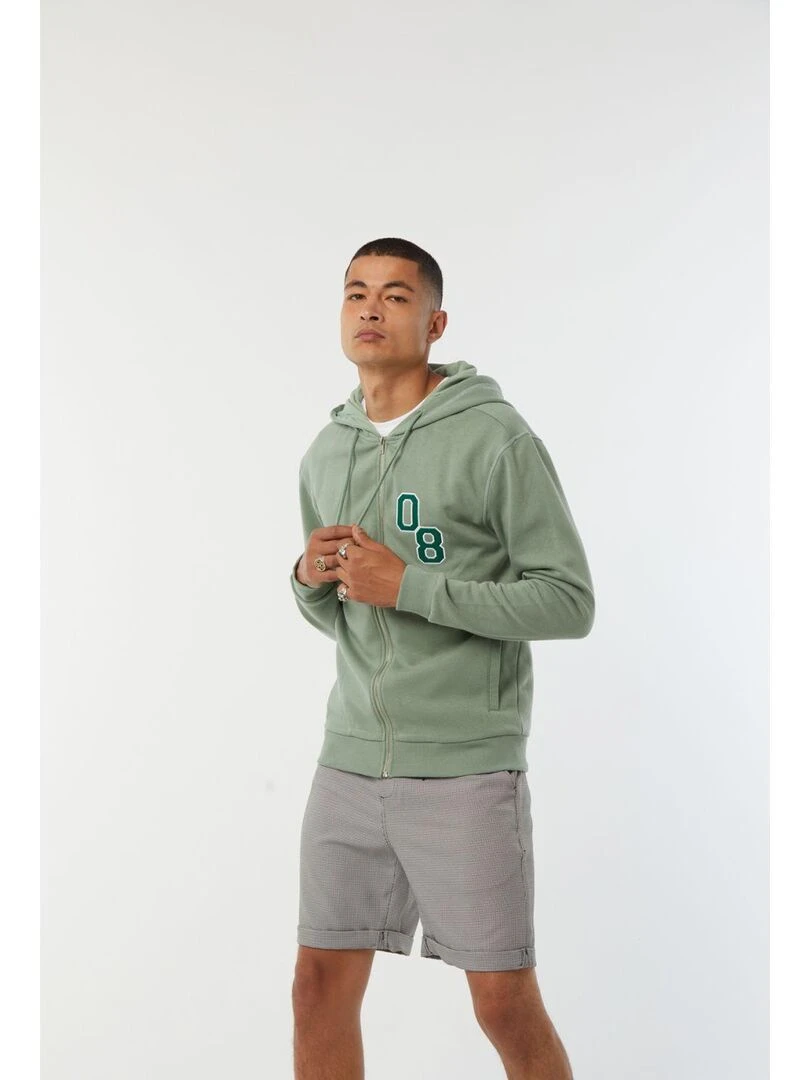 Lee Cooper   Sweatshirt manches longues coton loose EMILE   Vert