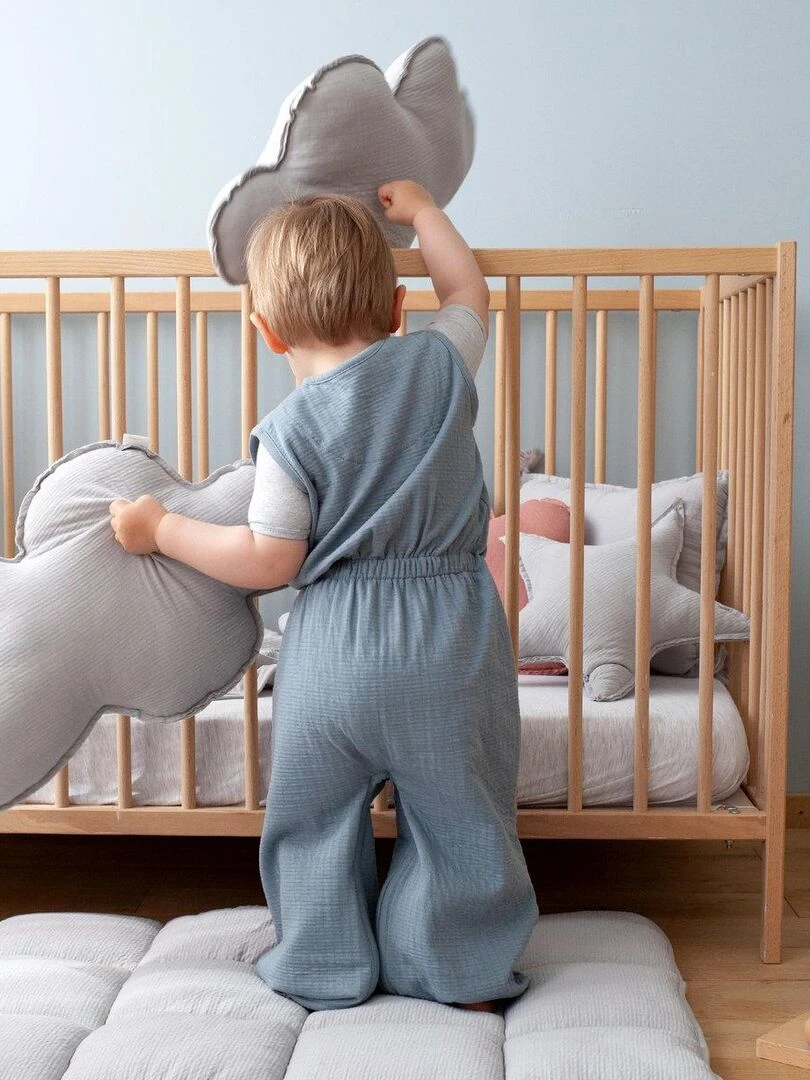 Polo à manches courtes en piqué de coton pour bébé garçon manches courtes MATISSE   Bleu foncé