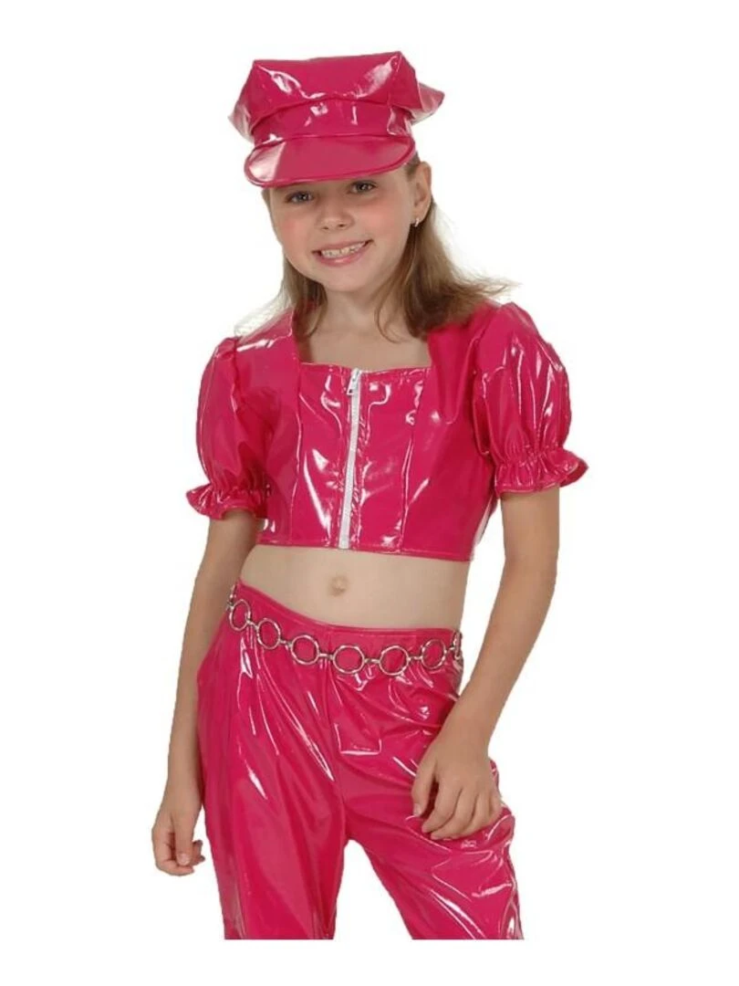 Déguisement Disco girl red enfant Rouge