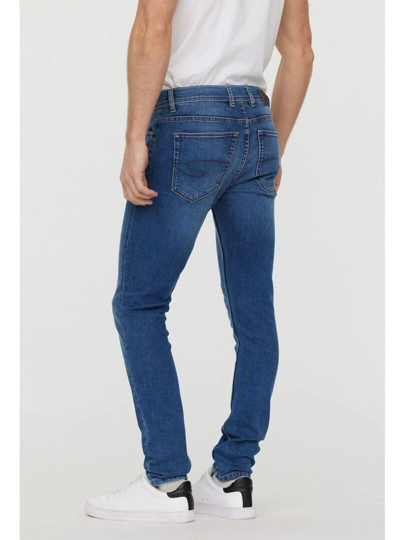 Lee Cooper Jean coton skinny LC132 Bleu
