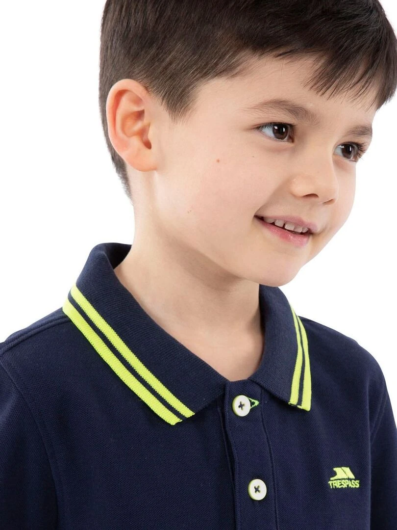 Trespass   Polo OUTLINE   Bleu marine