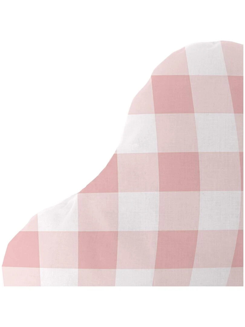 Coussin Vichy "Happyfriday"   Rose