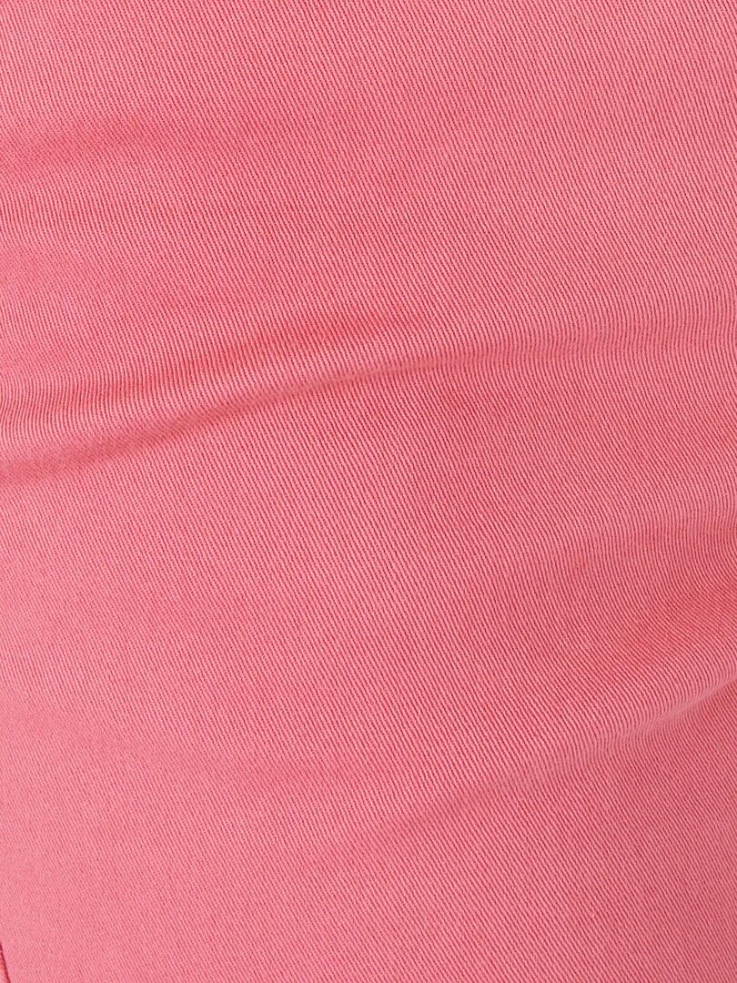Pantalon 7/8ème boutons bas de jambes   Damart   Rose framboise