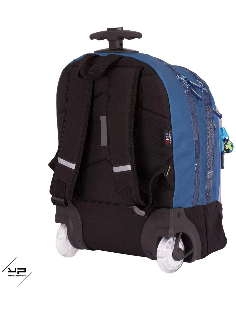 BODYPACK Sac à dos à roulettes 44 cm Objectif Lune   Bleu