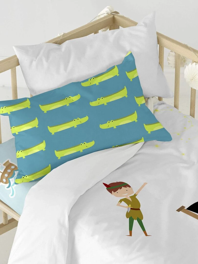 Parure housse de couette 2 pièces Flying boy "Happyfriday"   Blanc
