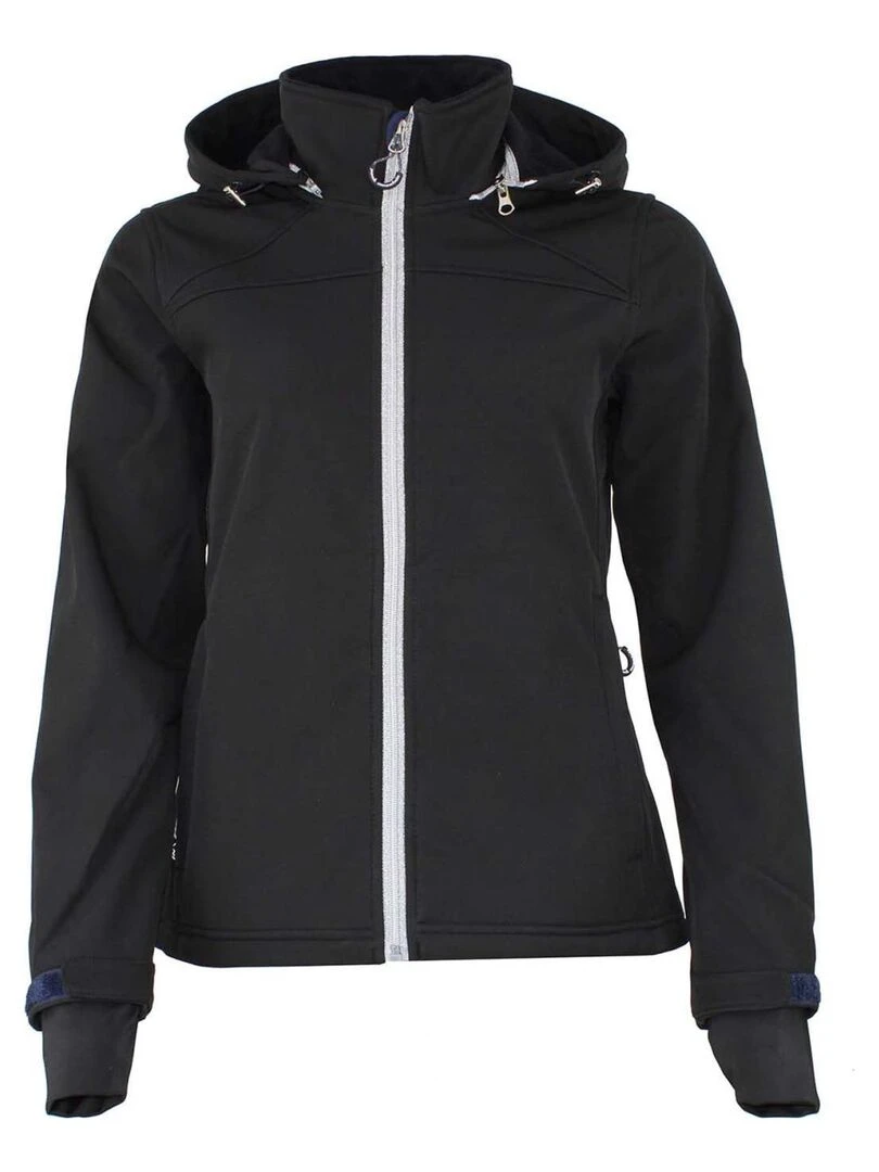 Blouson softshell femme AFORI PEAK MOUNTAIN Noir Noir