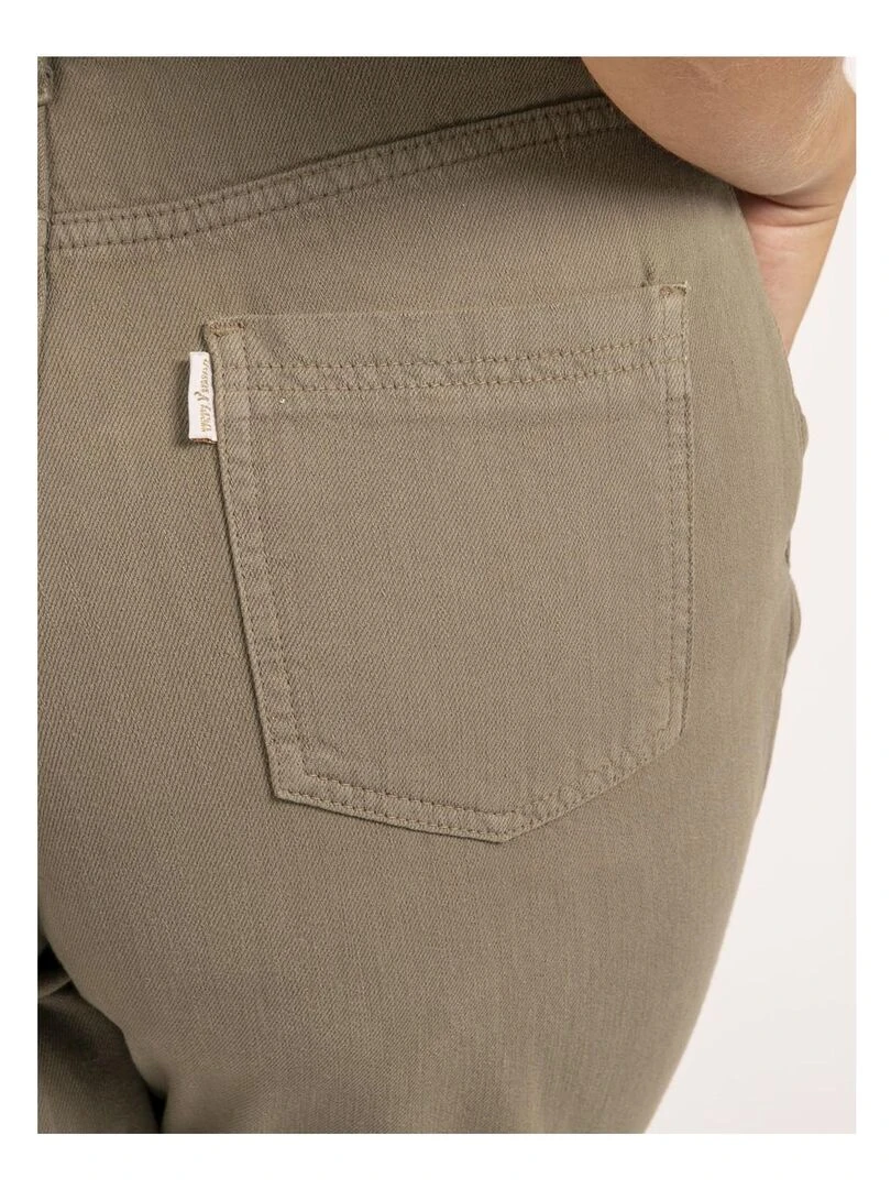 Pantalon coupe mom EZEL   Kaki