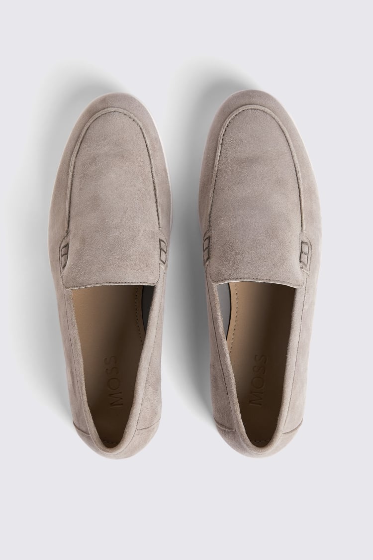Lewisham Taupe Suede Casual Loafers Buy Online at Moss
