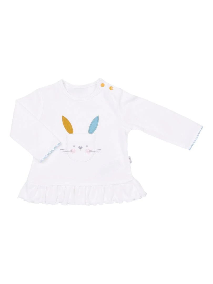 Pyjama bébé 2 pièces LAPINOU Ecru