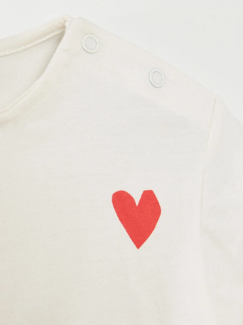 T shirt en coton X Little Bad Wolf   Blanc