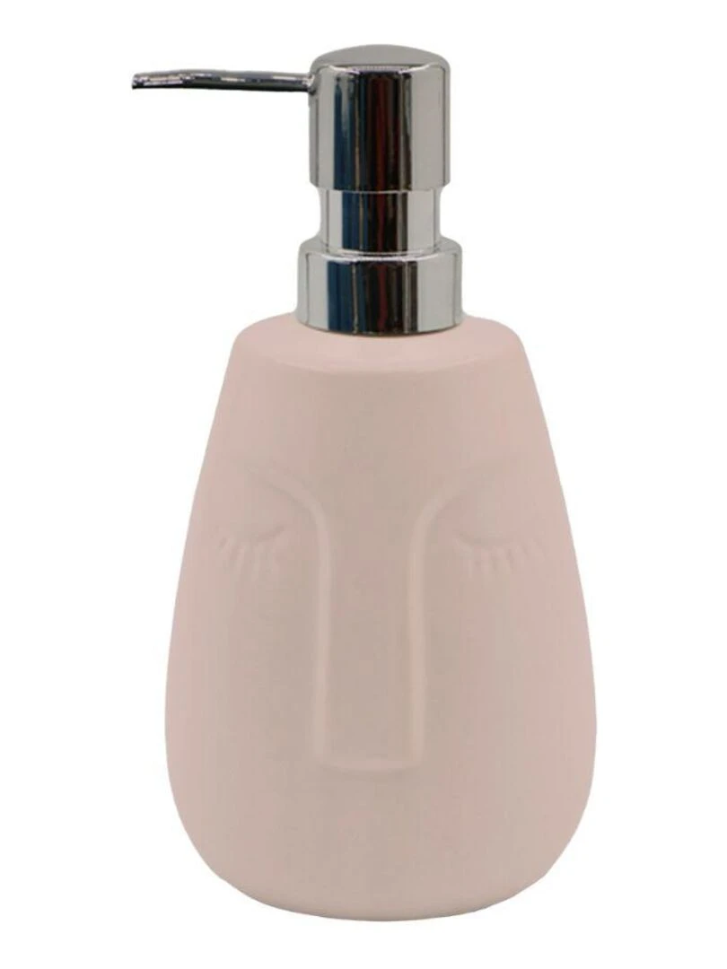 Guy Levasseur   Set de salle de bain  3 pièces en céramique rose   Rose