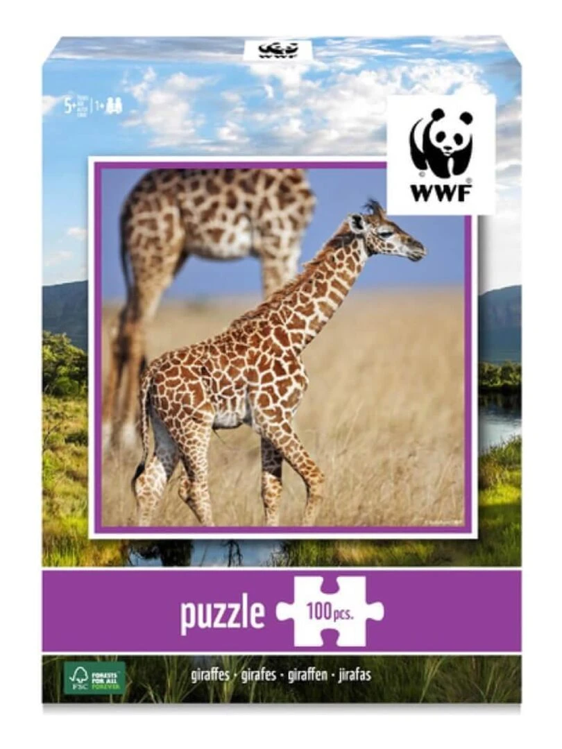 Puzzle 100 pièces : Girafes N/A