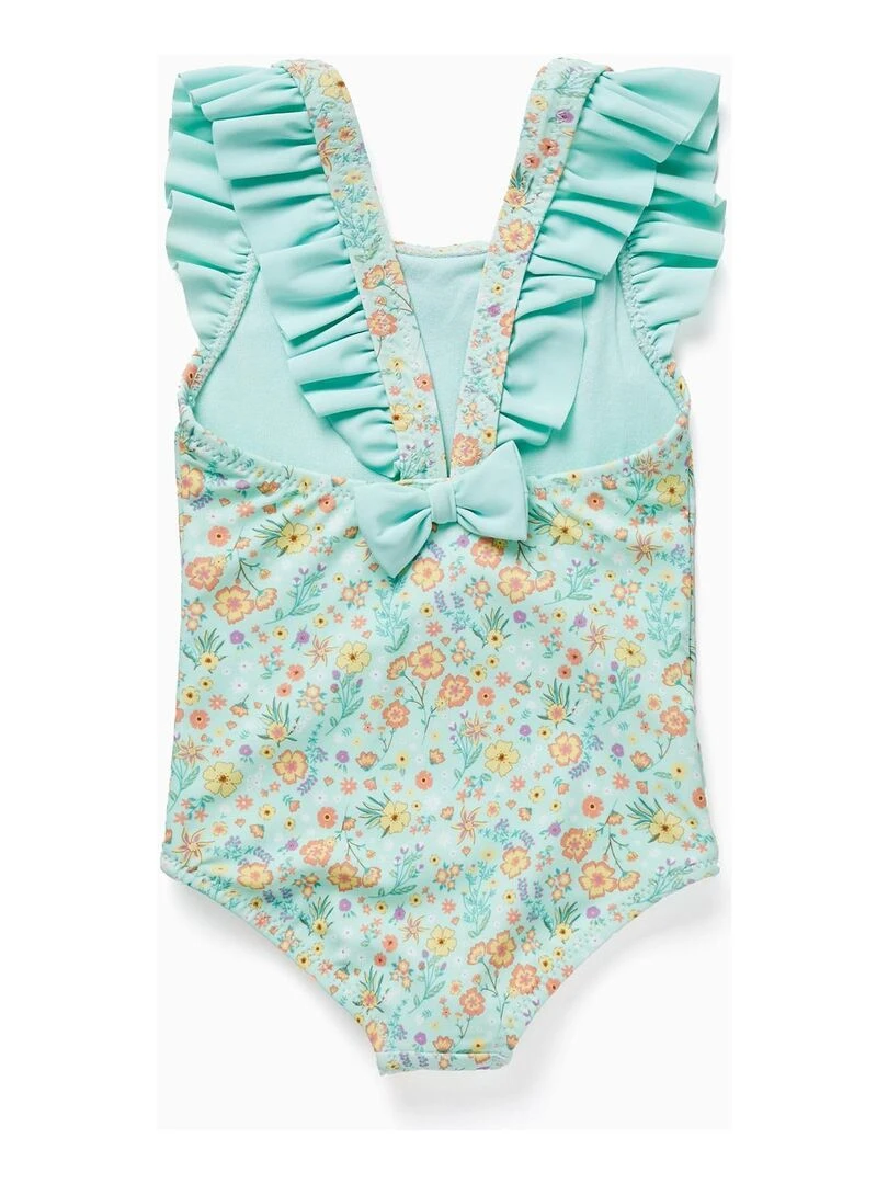 Maillot de Bain Floral UPF80 pour Bébé Fille HAJJ COLLECTION Vert clair
