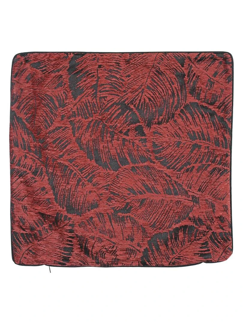 Housse de coussin esprit jungle tropicale Orange