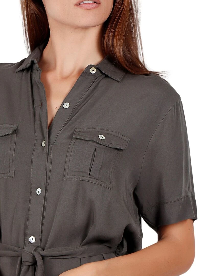 Tunique estivale chemise Dubarry   Kaki