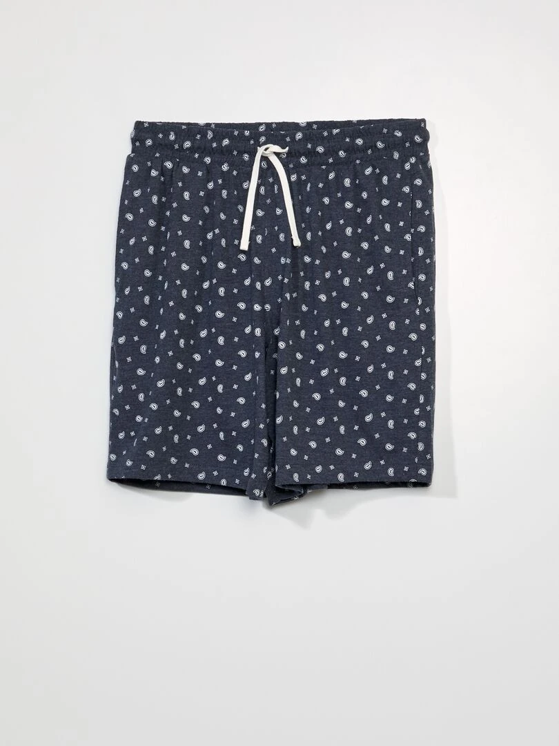 Short en jersey Lot de 2 Camel/gris