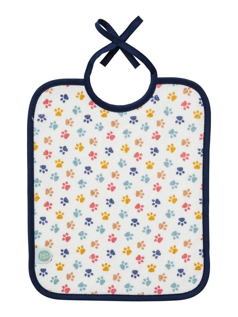 5 bavoirs naissance Toutou   Marron noisette