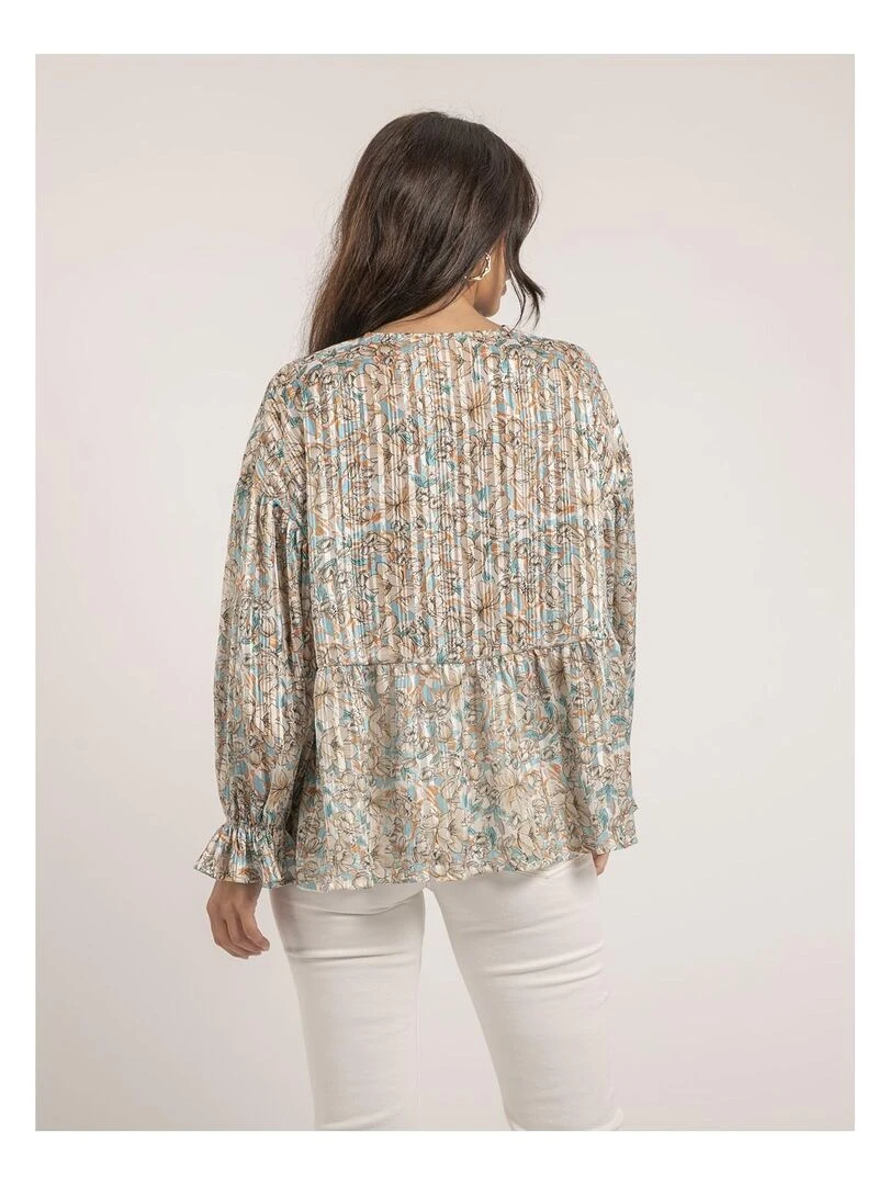 Blouse motifs FOBLESS Beige