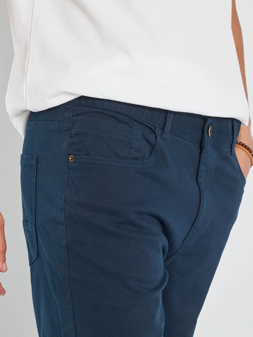 Pantalon slim L36 +1m90   Bleu marine