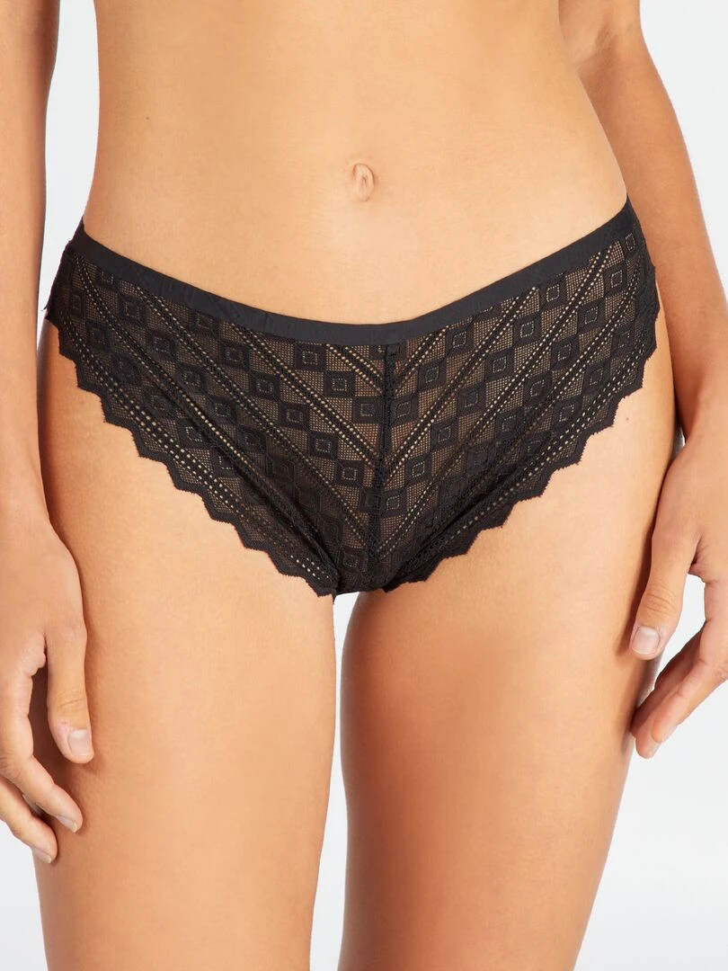 Culotte en dentelle 'Envie de lingerie'   noir