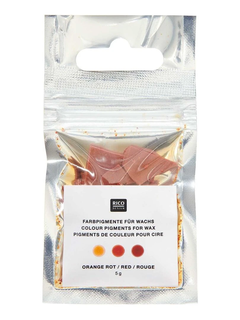 Colorant pour bougie orange rouge 5 g Rouge