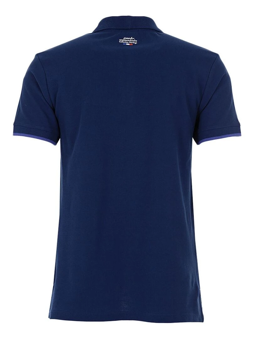 Polo manches courtes homme COROC PEAK MOUNTAIN Bleu marine
